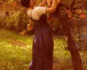 希波吕忒卡米尔迪莱 - Mother and Child in the Garden
